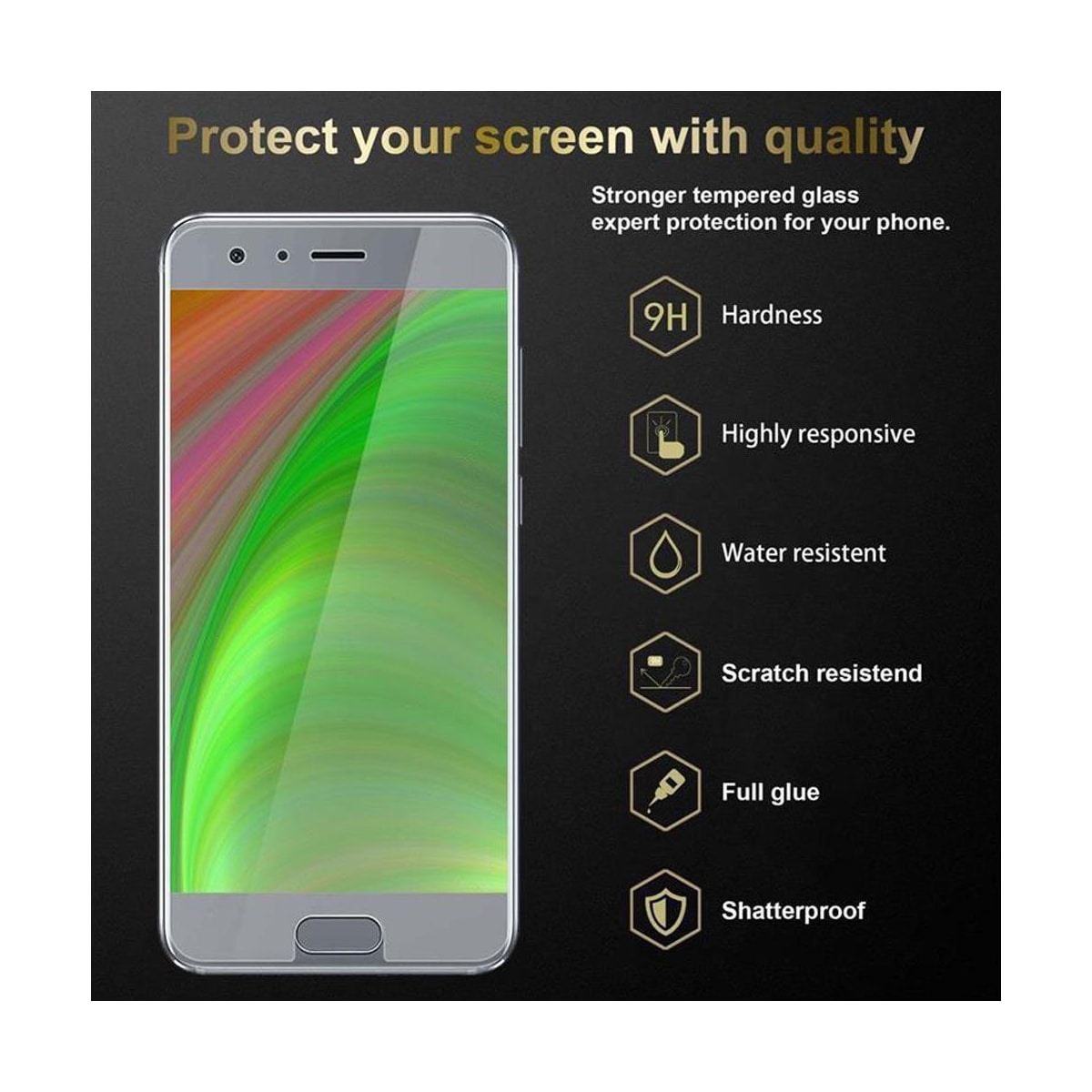 Honor 9 3x Skjermbeskytter Skärmskydd