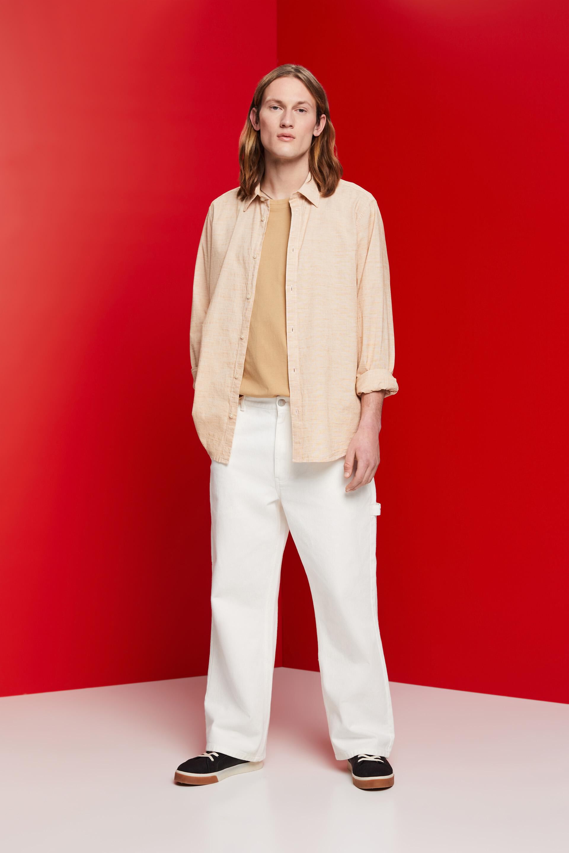 Chemise rayée en coton durable