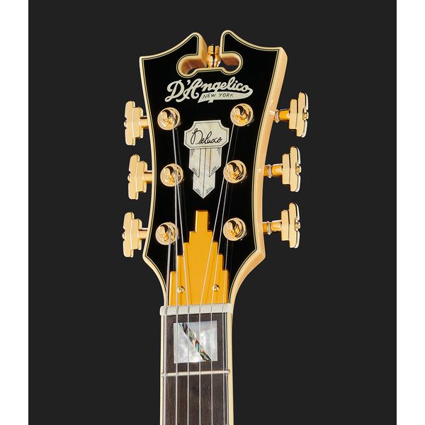 DAngelico Deluxe Atlantic Solid Black