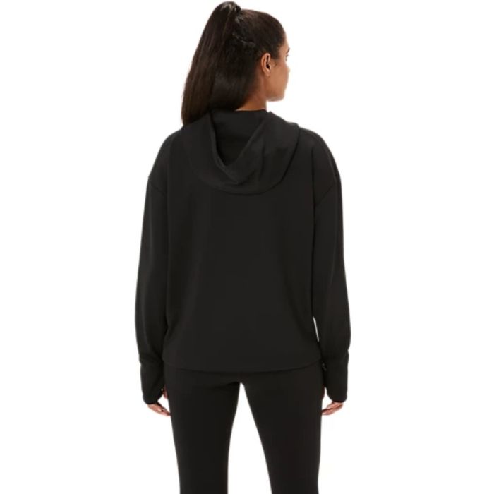 Asics Dame Trøjer Nagino Run Adjustable Hoodie Sort