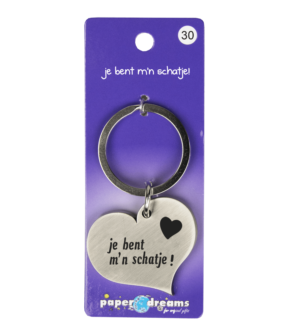 Sleutelhanger M'N Schatje 10cm
