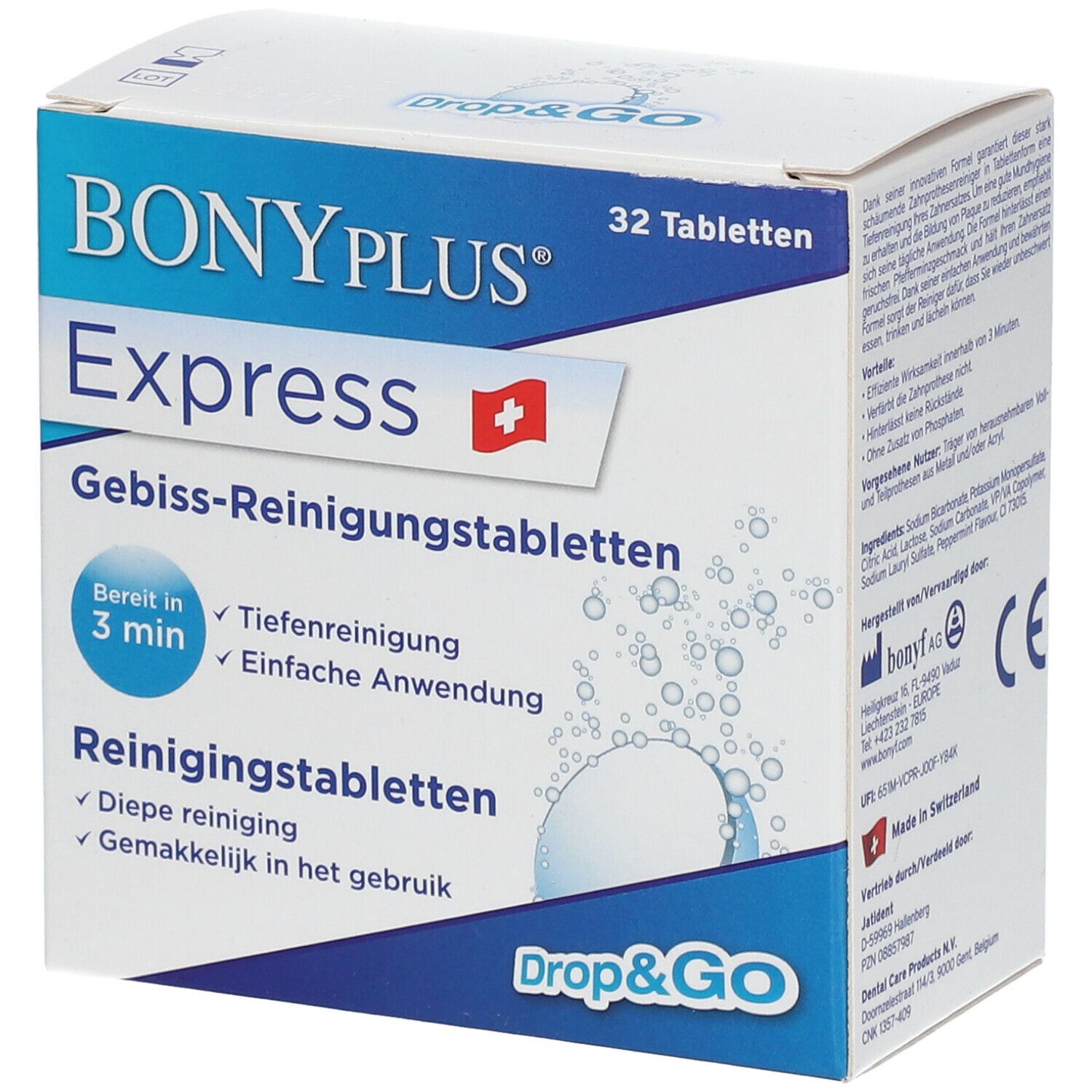 BONYplus® Reinigungsbrausetabletten
