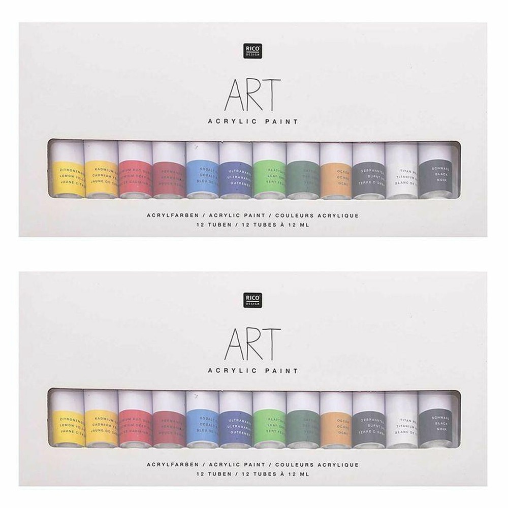 Peinture acrylique basique 12 x 24 ml