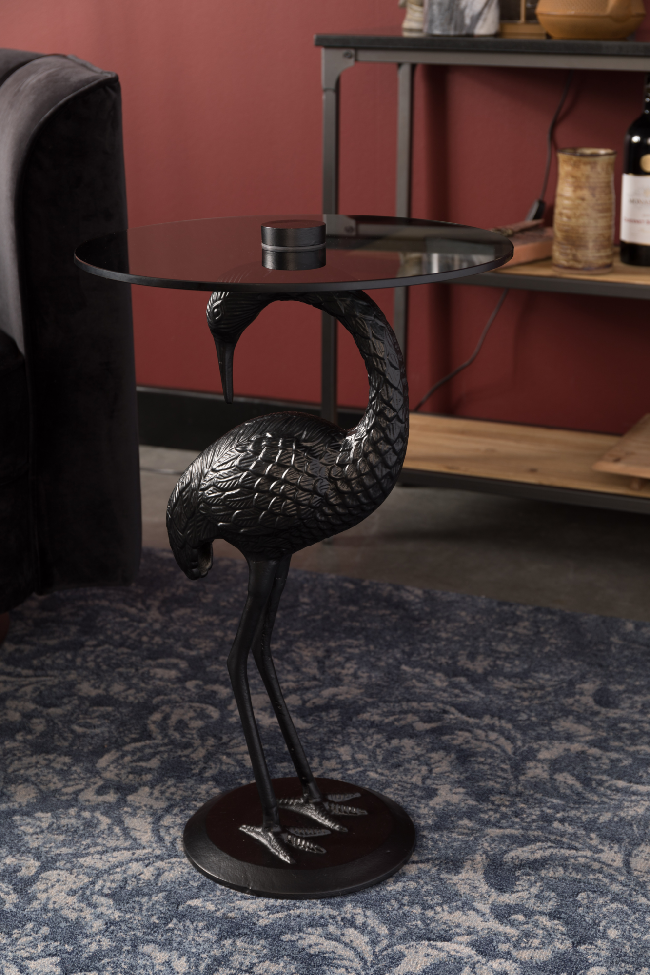 Dutchbone bijzettafel Crane Dutchbone Crane bijzettafel goud