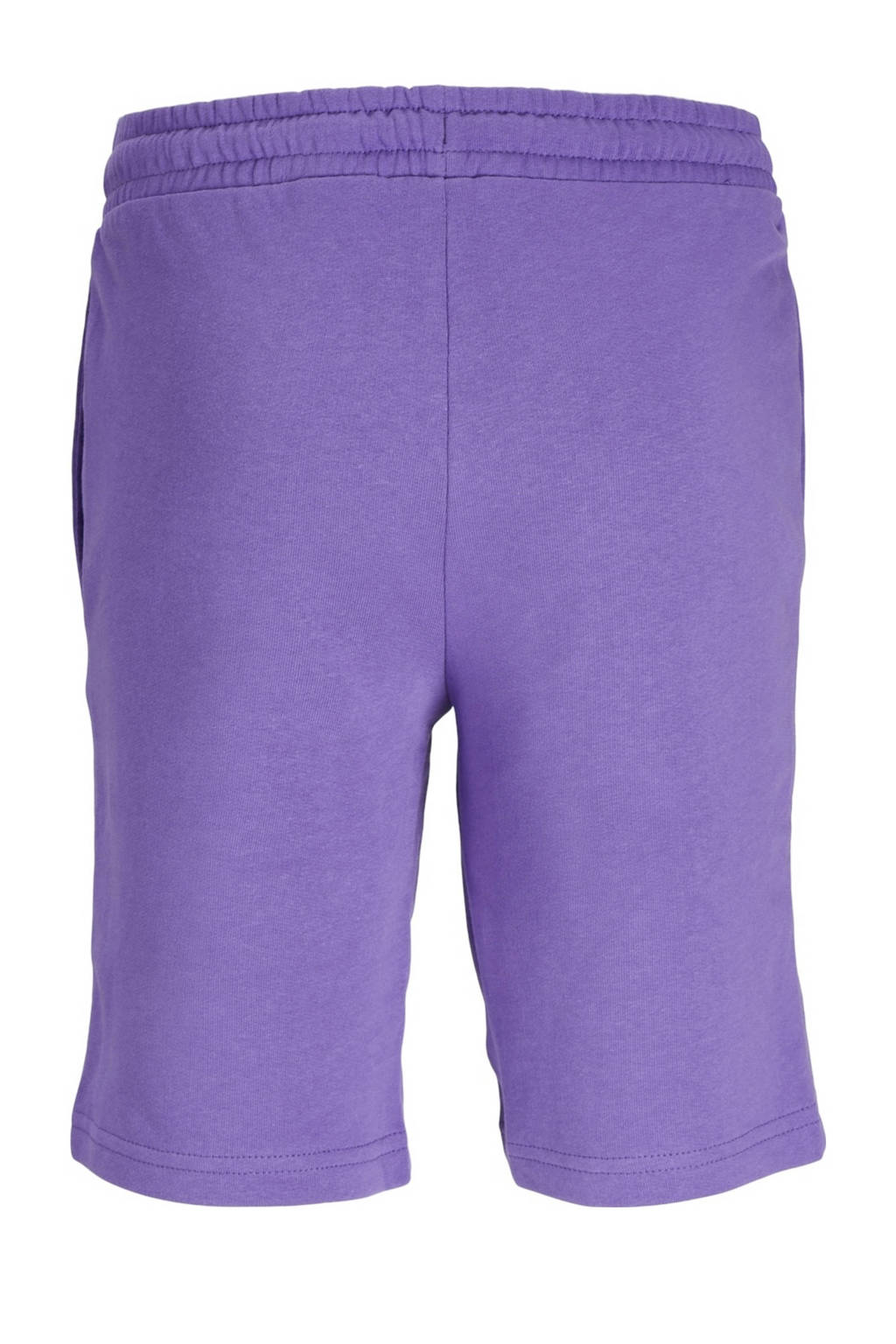 JACK & JONES sweatshort JPSTKAPPER met logo paars