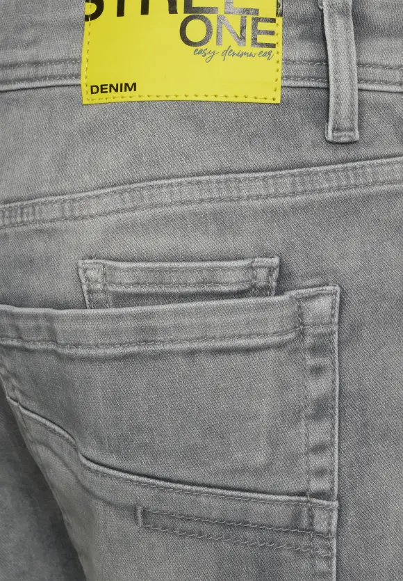 Regular Fit Jeans - clear grey random wash