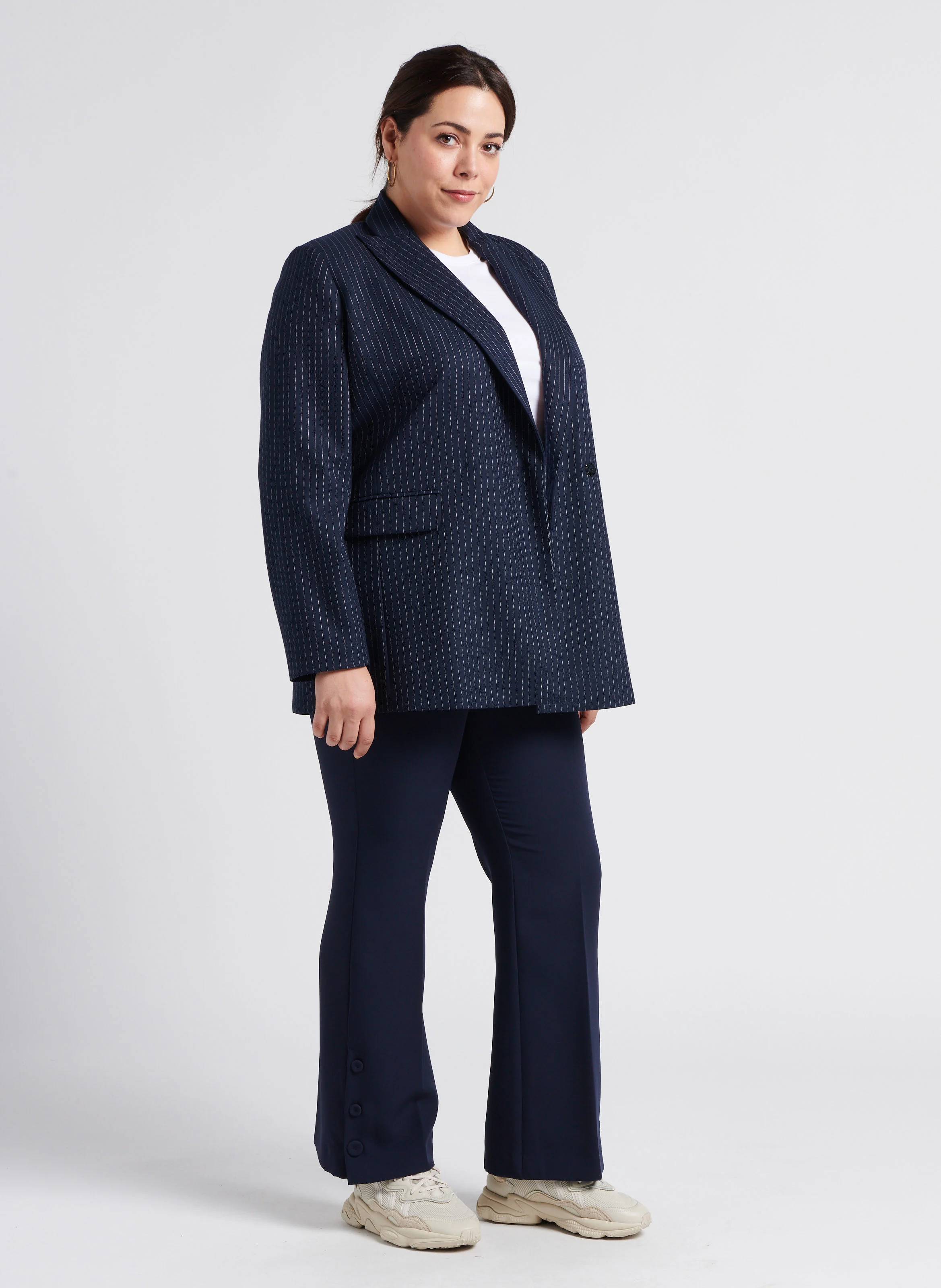 ROBIN - Pantalon droit taille haute | Noir