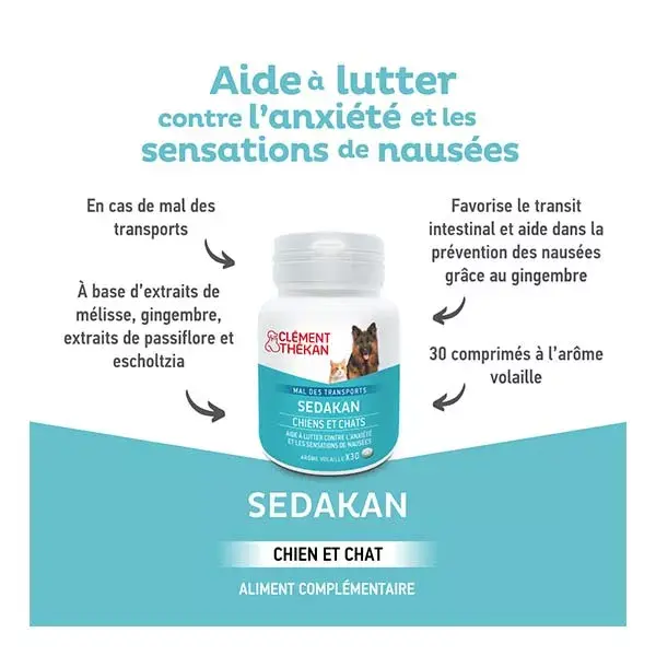 Clément Thékan Sedakan 30 comprimidos