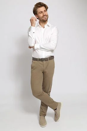 Suitable Twill Overhemd Wit SH-SKIN-01 kopen