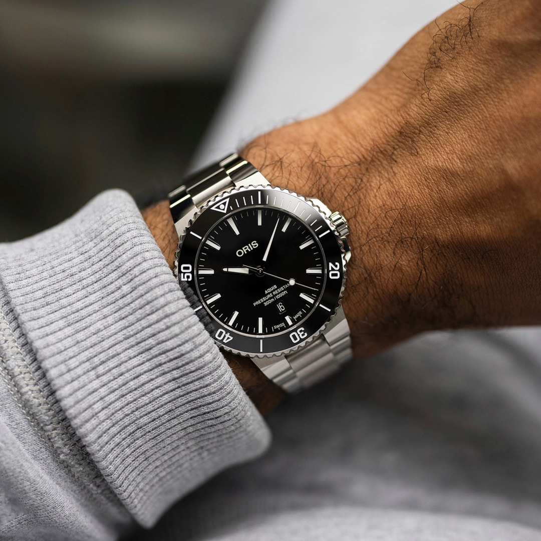 Oris Aquis Date Schwarz Ø 43.5mm