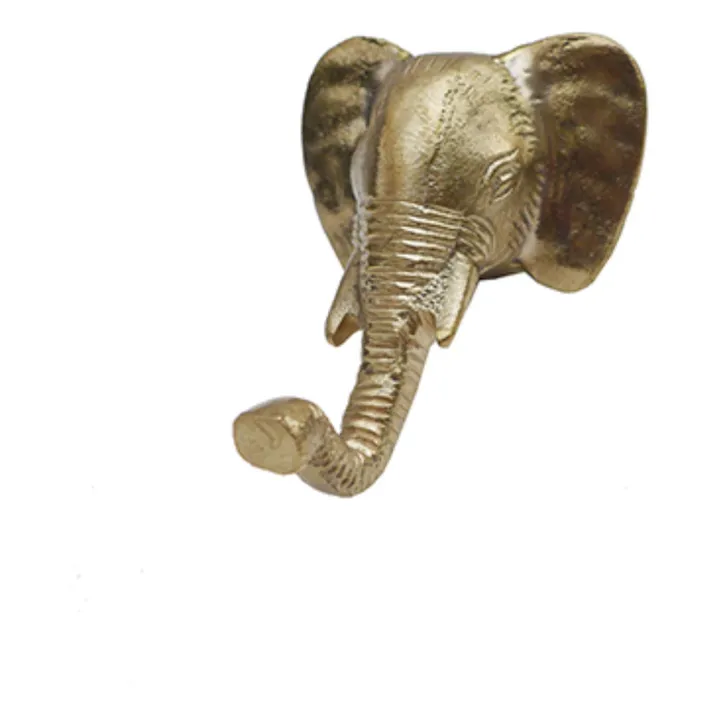 Doing Goods Patère en laiton Billy l'éléphant | Gold