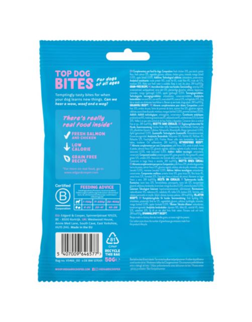 Edgard&Cooper Bites Small 50 g - Hondensnacks