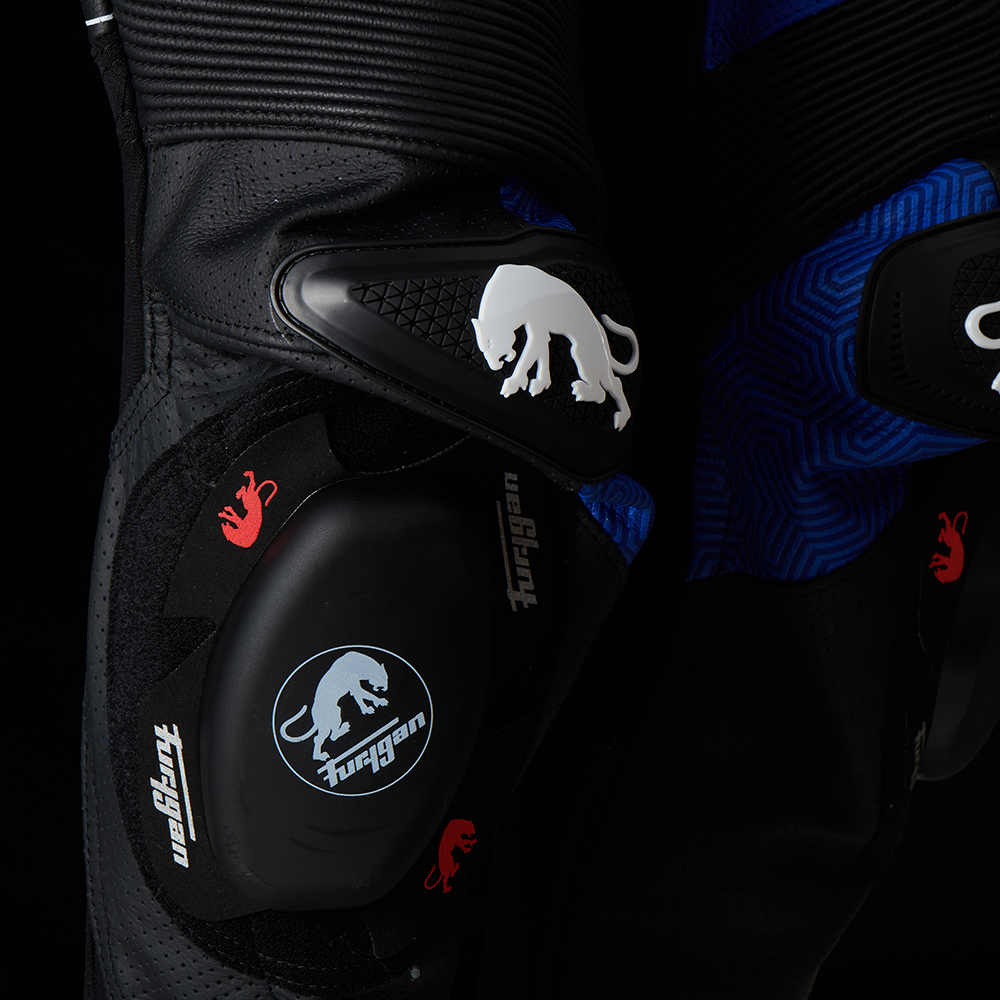 Furygan - Combinaison Overtake Noir / Bleu / Blanc