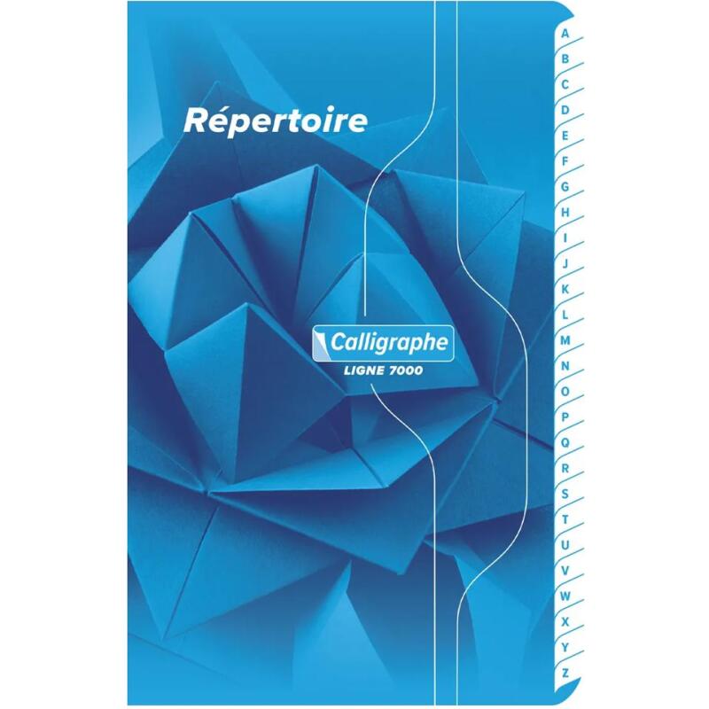 Répertoire piqué 7000 11x17 cm 96 pages petits carreaux 70 g - Assortis