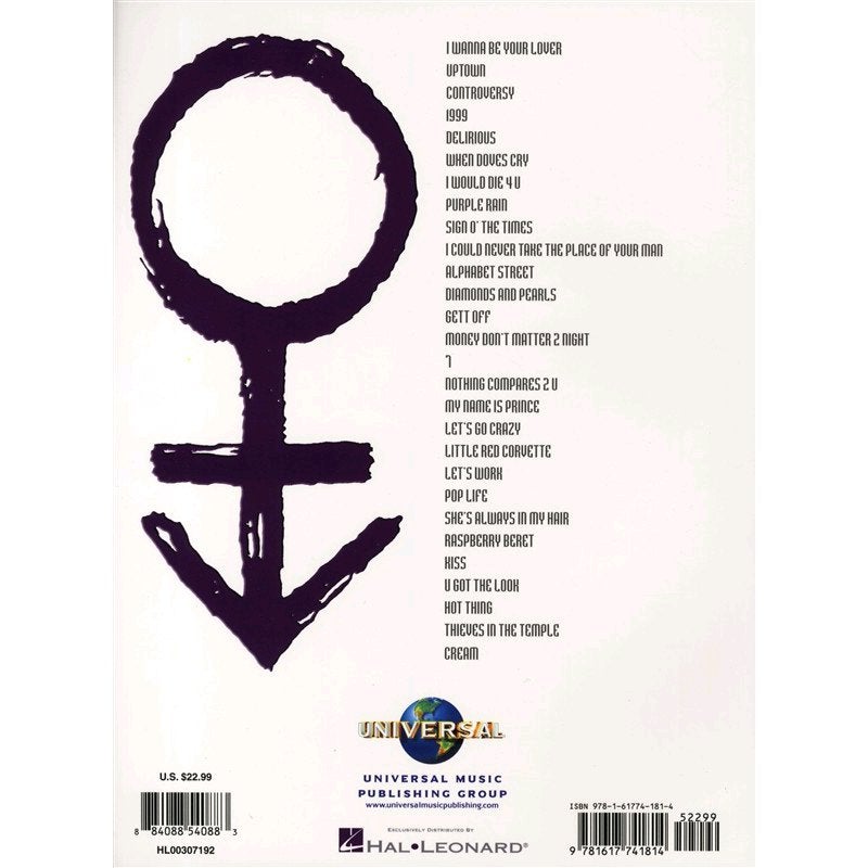 Hal Leonard - Prince: Ultimate (PVG) songbook