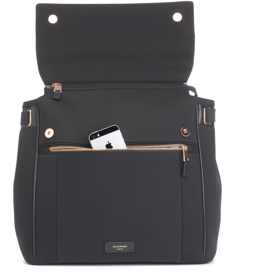 storksak Wickelrucksack St James Scuba Black