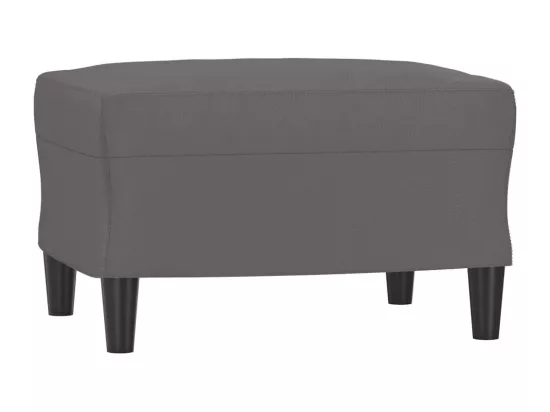 Repose-pied Gris 60x50x41 cm Similicuir