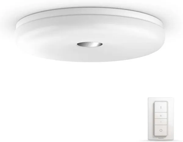 Philips Hue White ambiance Struana - Loftslampe - LED - 22 W (tilsvarende 204 W) - klasse F - varmt til koldt hvidt lys - 2200-6500 K - hvid