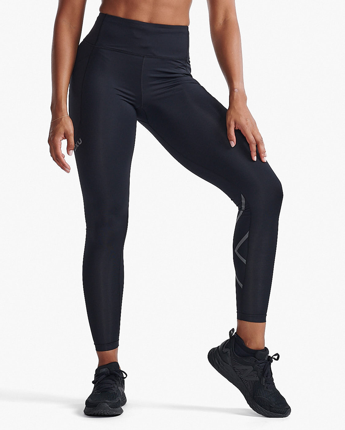 2XU Aero Hi-Rise Comp Tights Black\Black Reflective