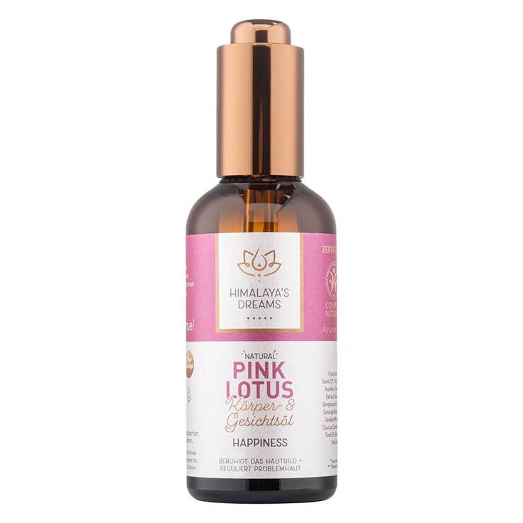 Himalayas Dreams Ayurveda Körper & Gesichtsöl pink Lotus, 100 ml