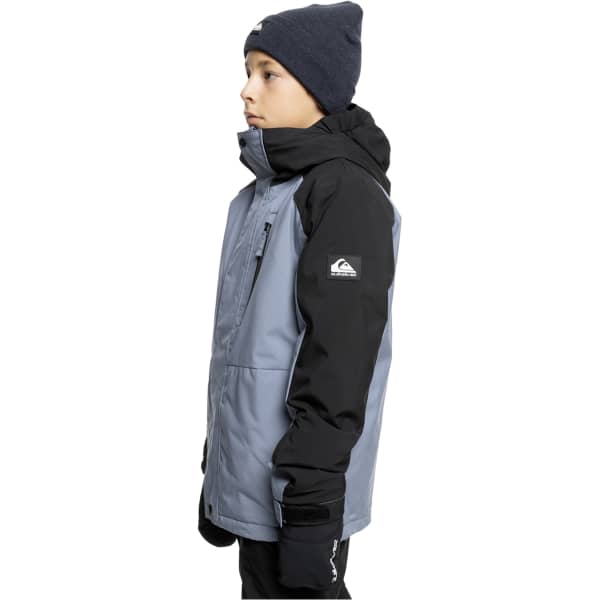 Veste snowboard QUIKSILVER MISSION BLOCK FLINT STONE