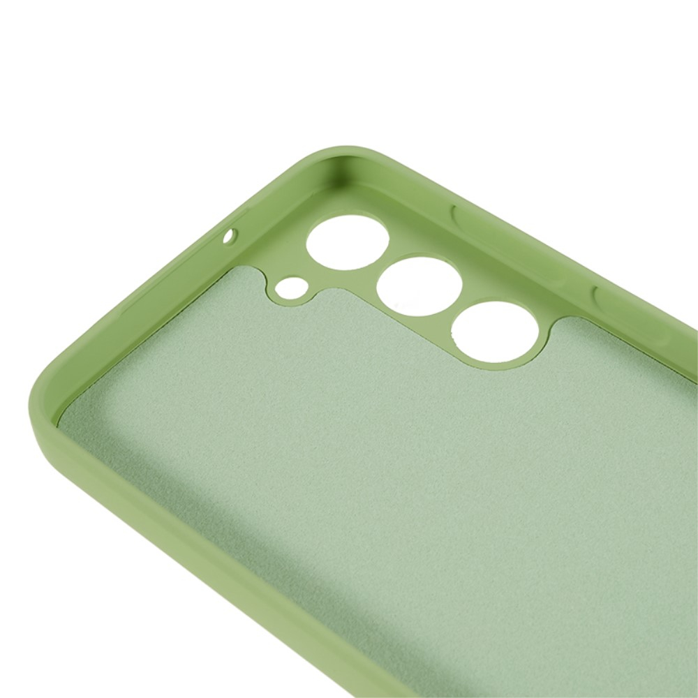 Samsung Galaxy S23 5G Gummi Case Hülle mit Kameraschutz - Grün (Matt)