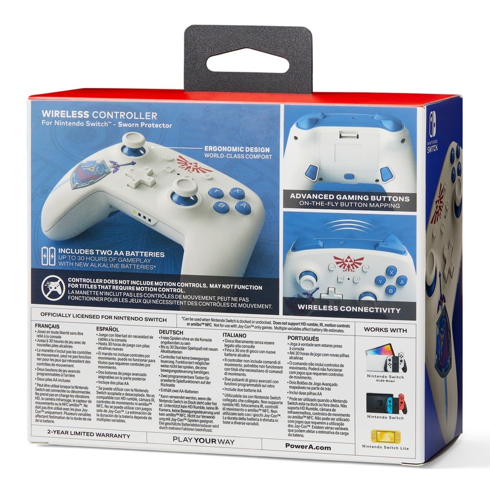 PowerA Wireless Controller - Sworn Protector /Nintendo Switch