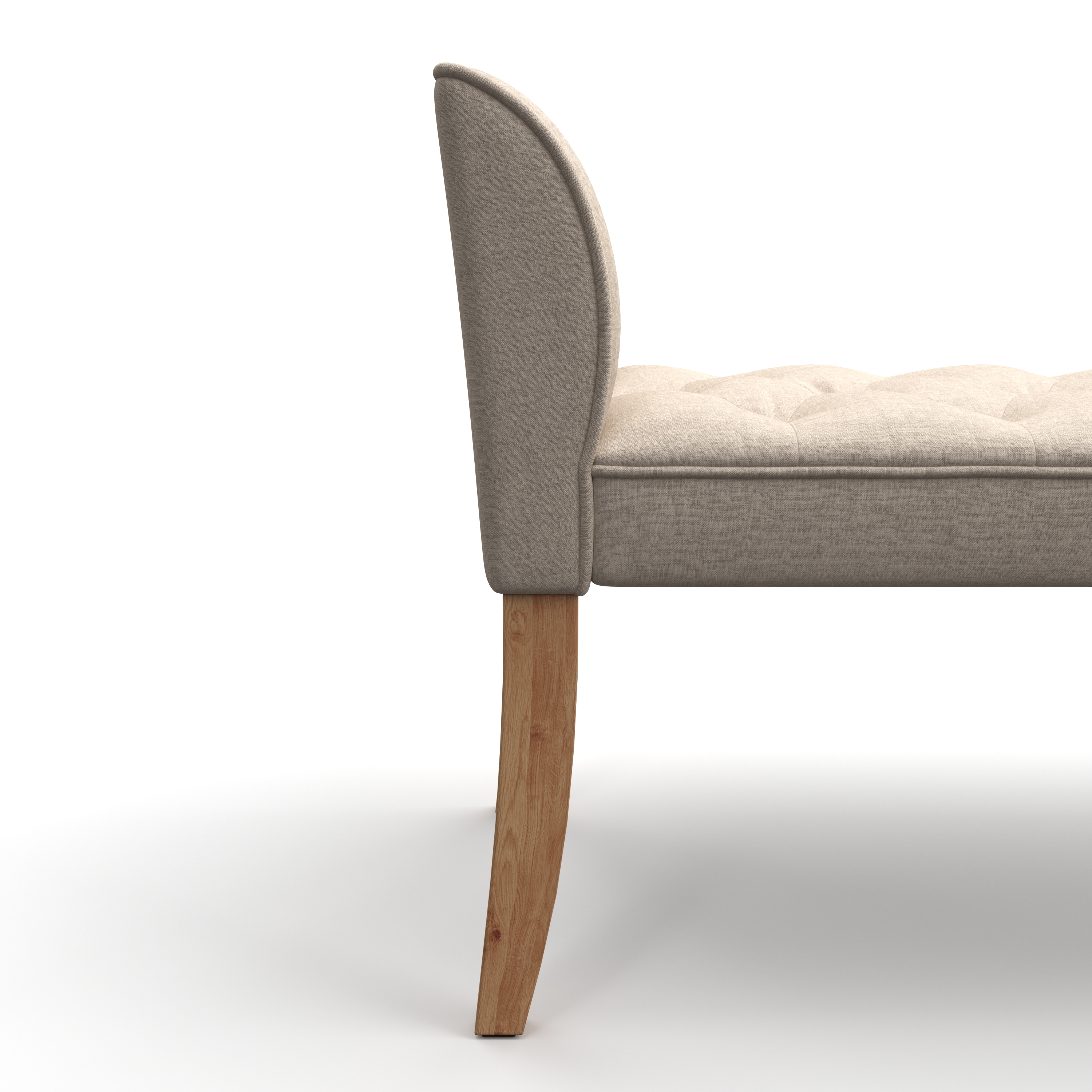Sitzbank mit Lehne LUBA beige