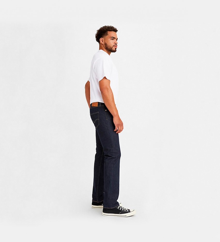 Calça jeans Levi's 501 Original Onewash azul marinho