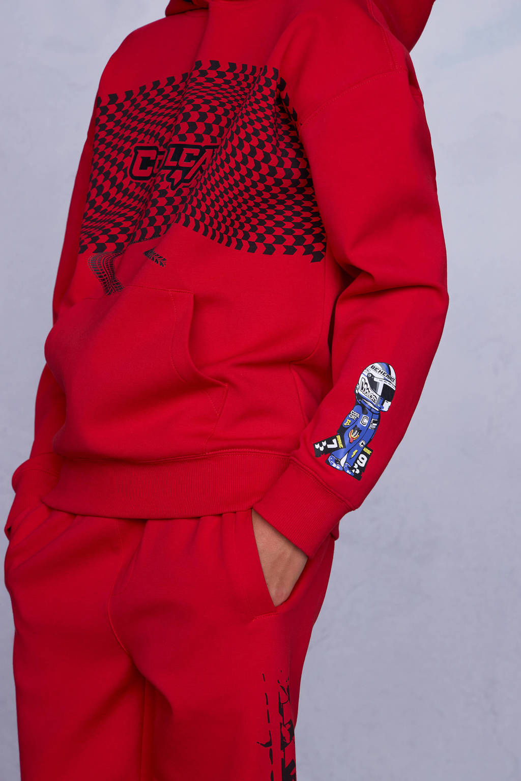 Coolcat Hoodie Neo met Coolcat Racer Print
