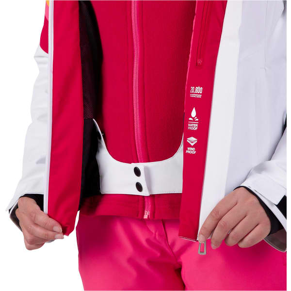 Veste de ski ROSSIGNOL W STRAWPILE JKT WHITE