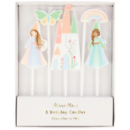 Meri meri feestkaarsjes magical princess - 5st