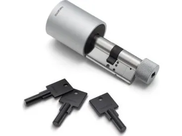 Netatmo NDL-EC, Intelligent dørlås, Nøgle, Nøglefri, Sort, Grå, Android, iOS, AAA, 4 stk