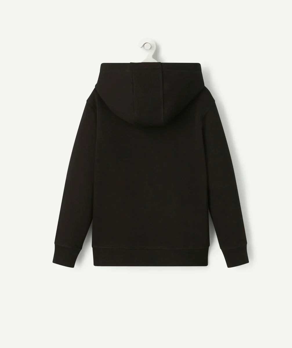 VANSSWEAT À CAPUCHE CLASSIC PO NOIR AVEC LOGO BLANC