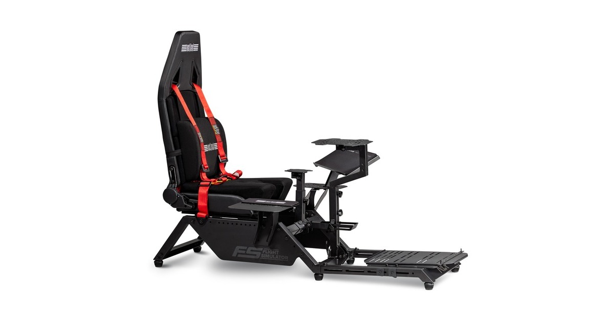 Next Level RacingFlight Simulator racing simulator  (Zwart/rood)
