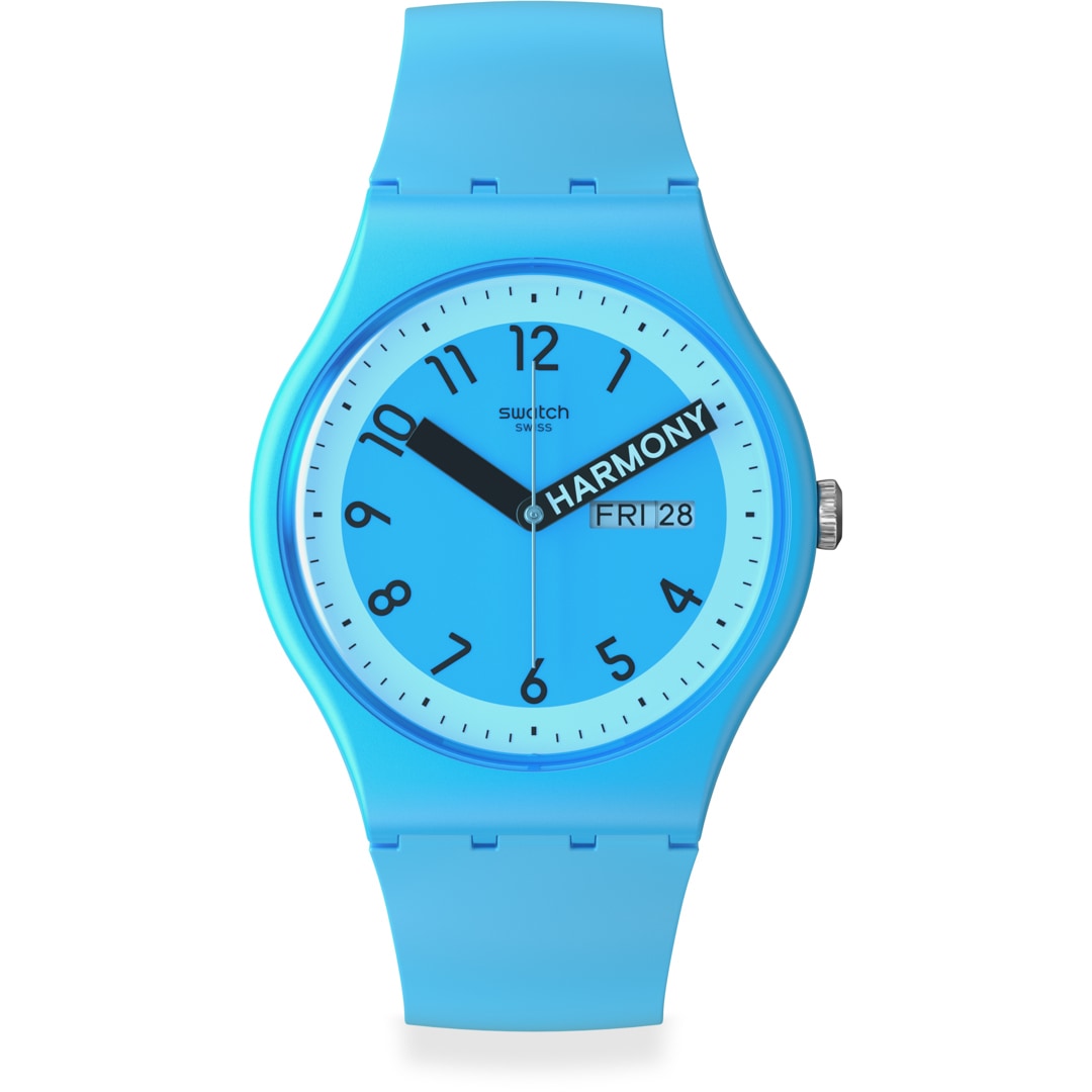 Swatch Original 41 Proudly Blue Day Date