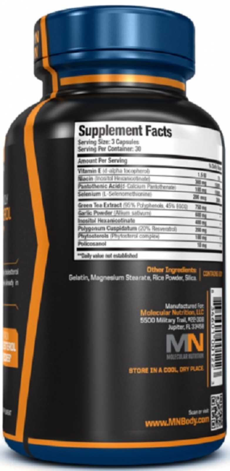 Molecular Nutrition Lipid Stabil 90 cápsulas