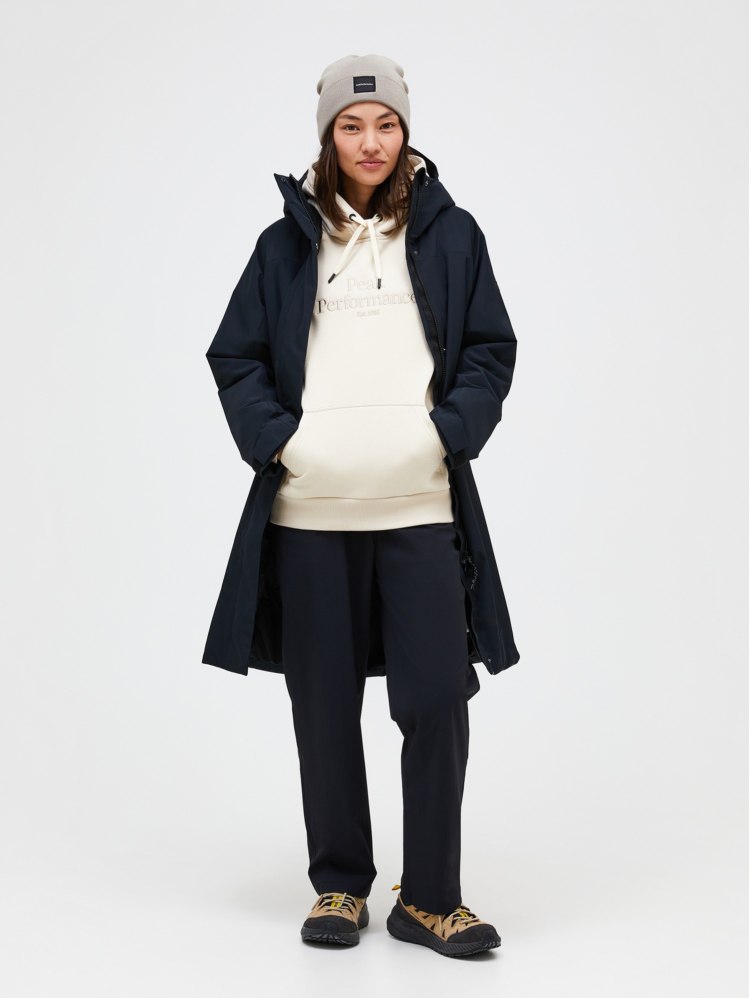 Treeline Insulated Parka Dame Black