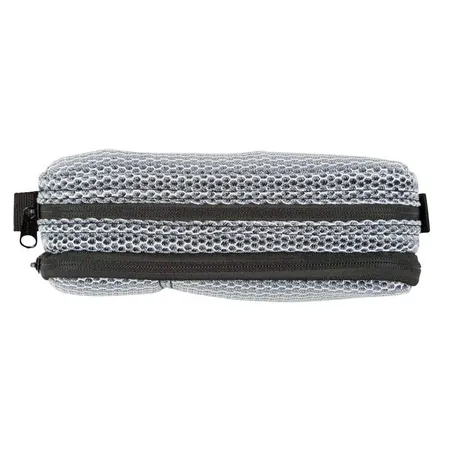 Idena Stifte-Etui Mesh 2 Fächer, grau