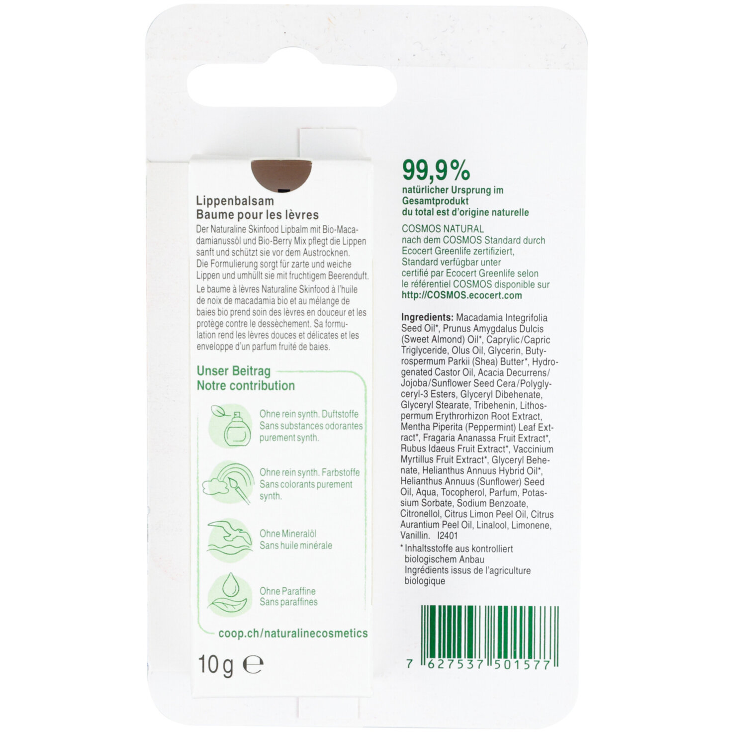 Naturaline Skinfood Lipbalm