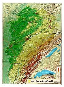 GEORELIEF - GEORELIEF FRANCHE COMTE 42X31
