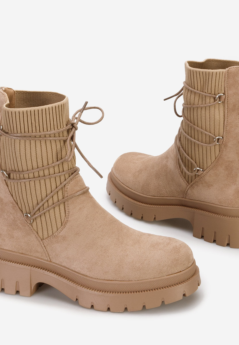 Bottines femme kaki Arlene