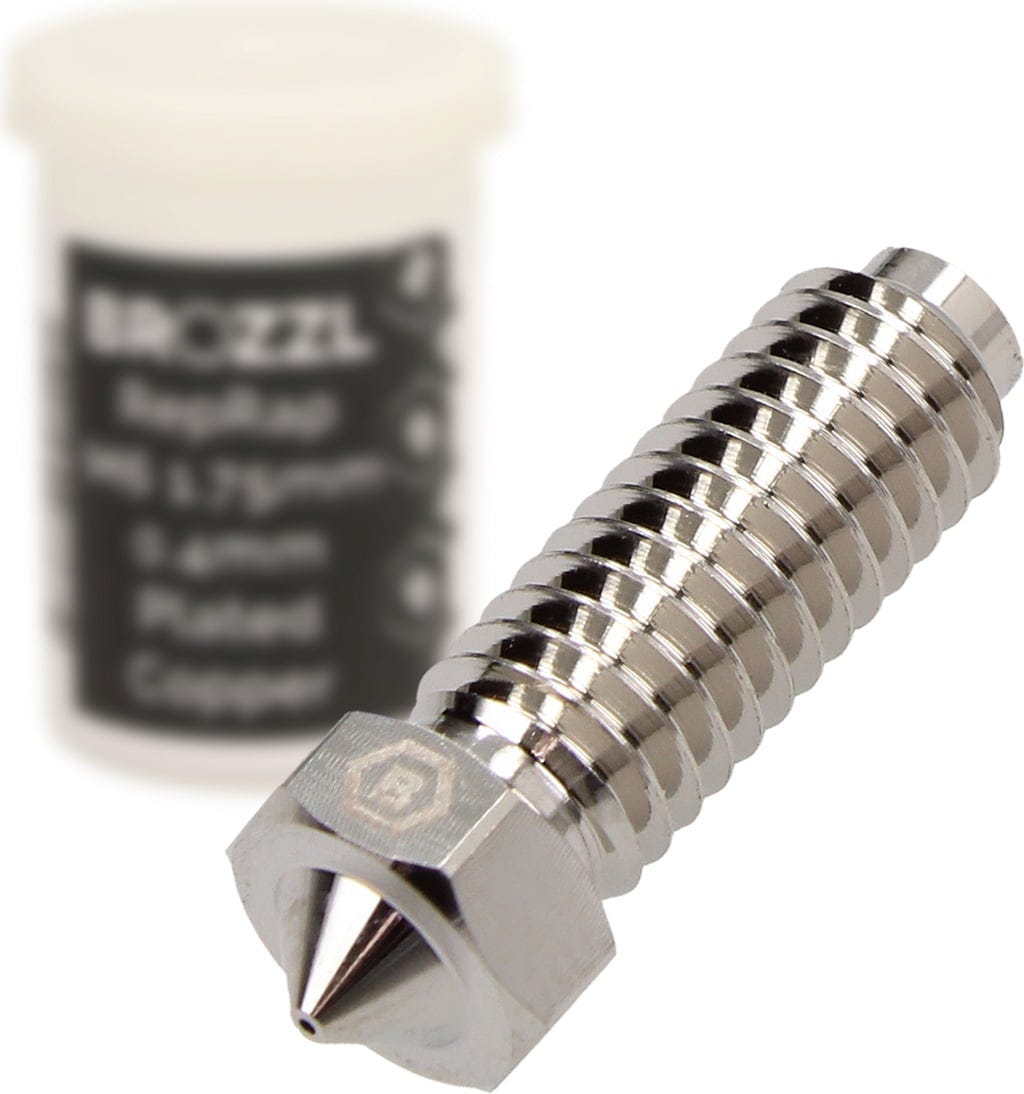 BROZZL  Düse Plated Copper für Anycubic Kobra 2 Series, 0,25 mm    Speziell beschichtete Düse für Anycubic Kobra 2 Serie
