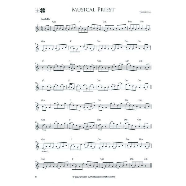 De Haske Irish Melodies For Clarinet