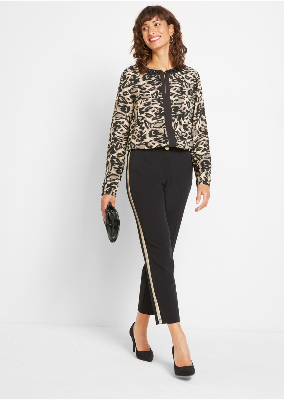 Pantalon extensible longueur cheville