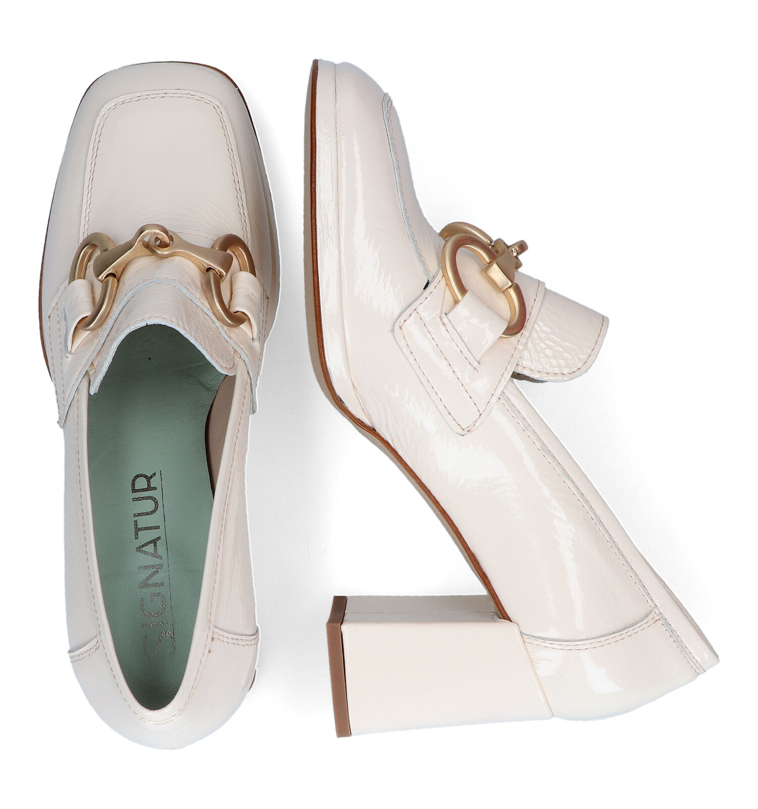 Enkelpumps beige