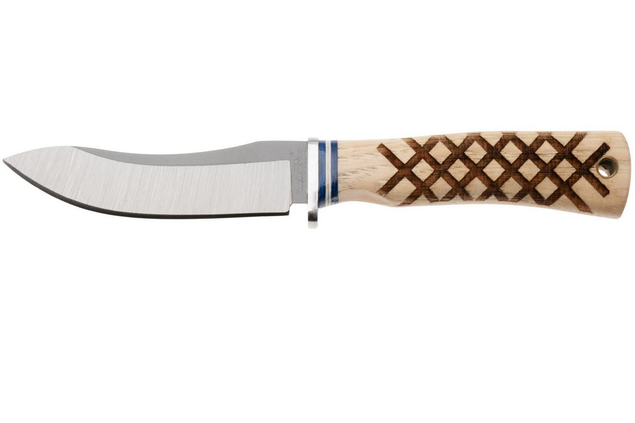 Condor Woodspirit Tracker CTK827-1.1SK, Blasted Satin Sandvik 14C28N, American Hickory, vaststaand mes, Jason Breeden design