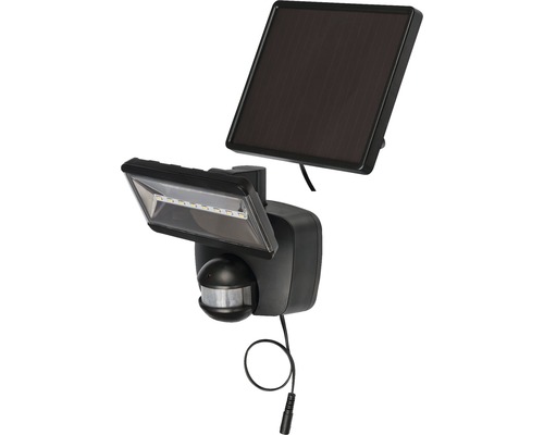 Solar LED sensor wandspot SOL 800 met zonnepaneel, 400 lm, 6000 K, antraciet, verlichtingsduur ca. 3,5 uur