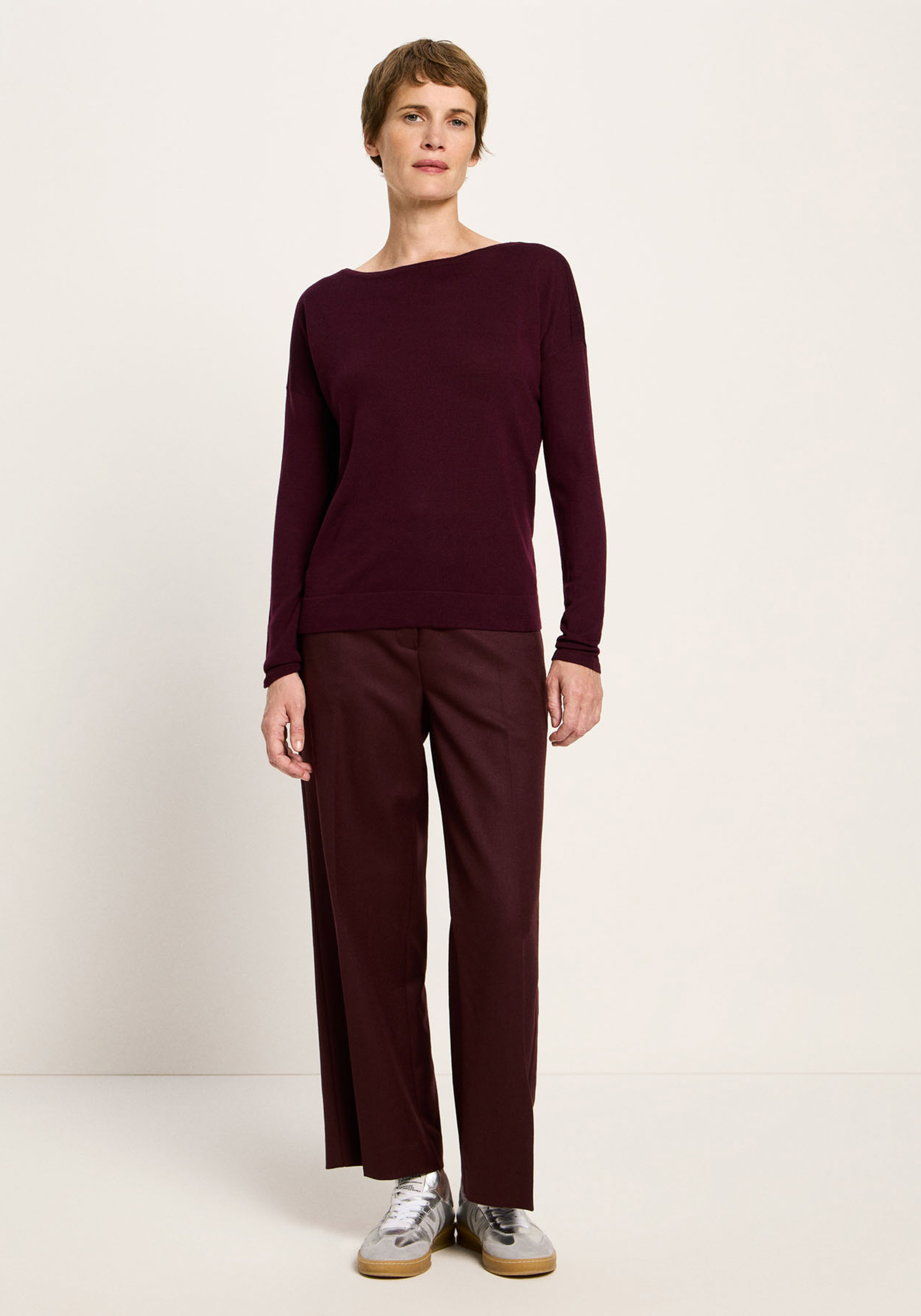 Lanius U-Boot Pullover Bordeaux