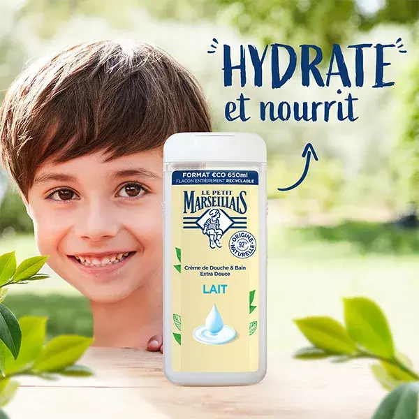 Gel de banho com leite Le Petit Marseillais 650ml